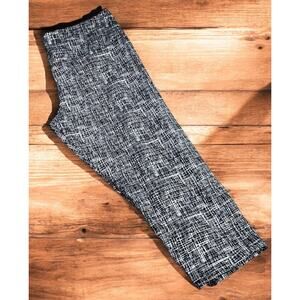 Casablanca By Marrakech Clothing Co. Athletic Leggings Sz XL Capri Cropped Black